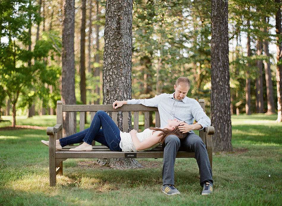 A summer engagement session at Holden Arboretum with Anna and Bryan.