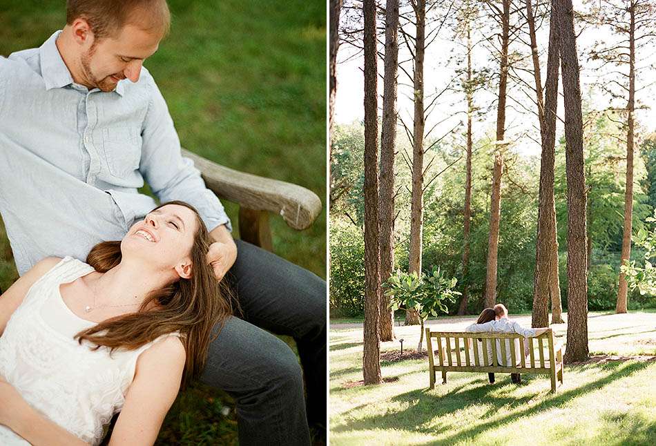 A summer engagement session at Holden Arboretum with Anna and Bryan.