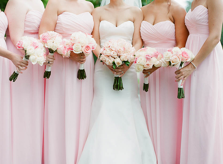 A Ritz Carlton Cleveland wedding in pastel pink
