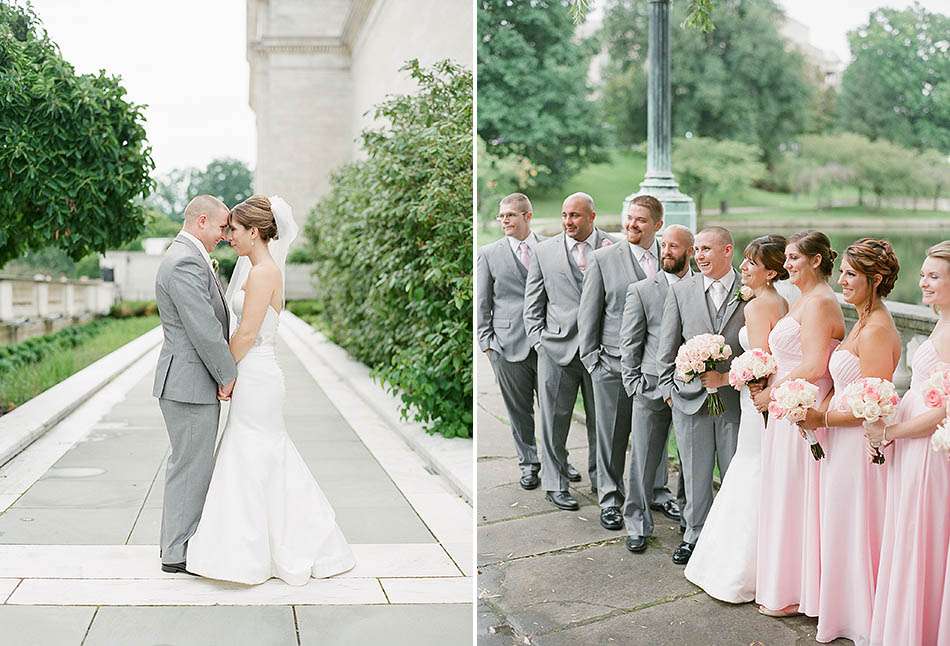 A Ritz Carlton Cleveland wedding in pastel pink