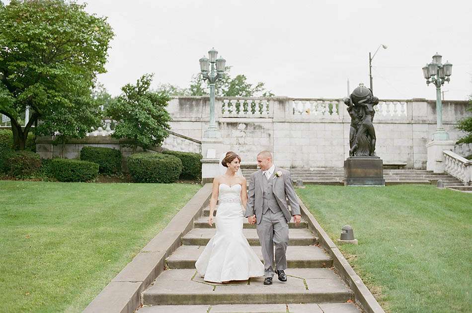 A Ritz Carlton Cleveland wedding in pastel pink