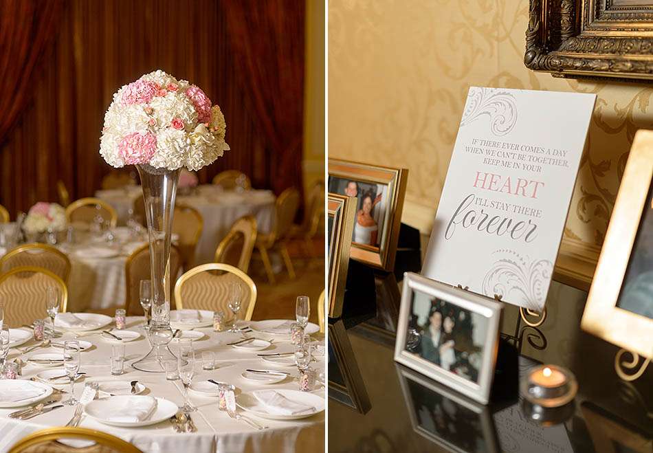 A Ritz Carlton Cleveland wedding in pastel pink