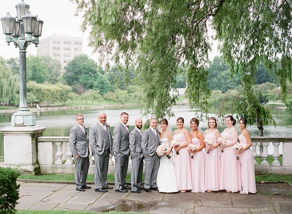 A Ritz Carlton Cleveland wedding in pastel pink