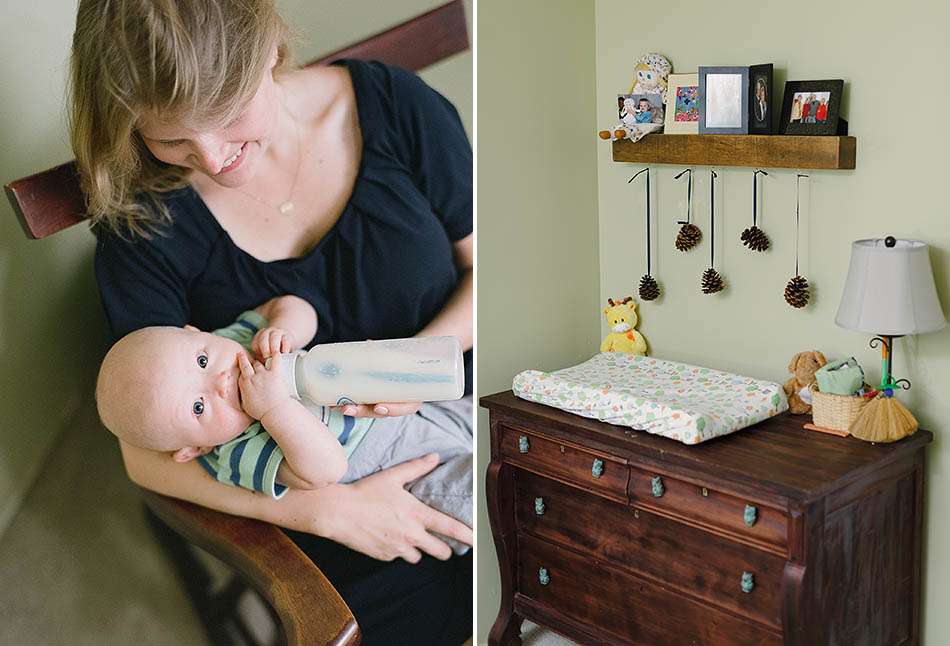 A summer family session in Granville with Kyra and Nick at their home.