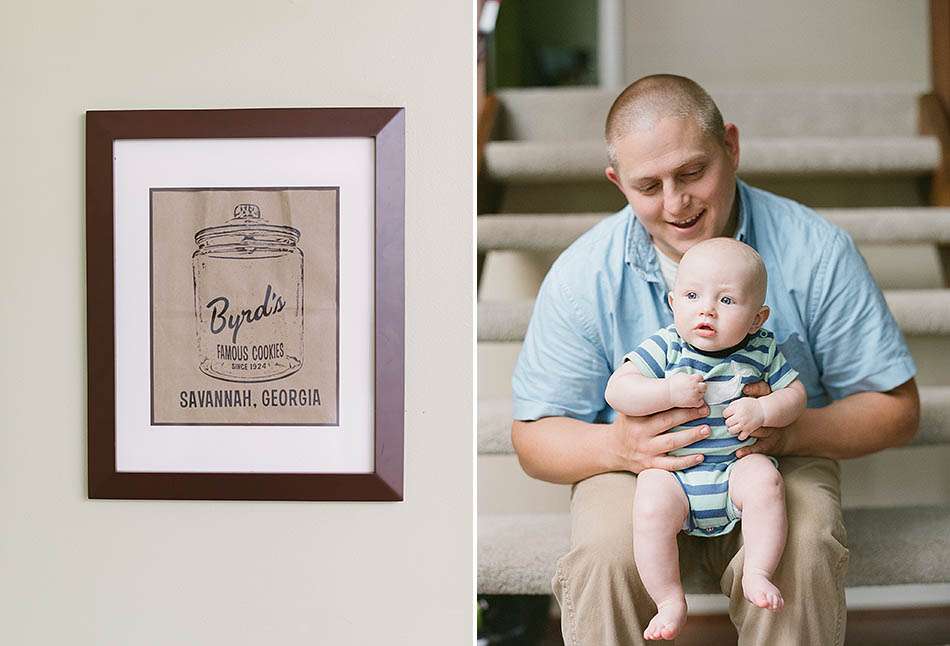 A summer family session in Granville with Kyra and Nick at their home.