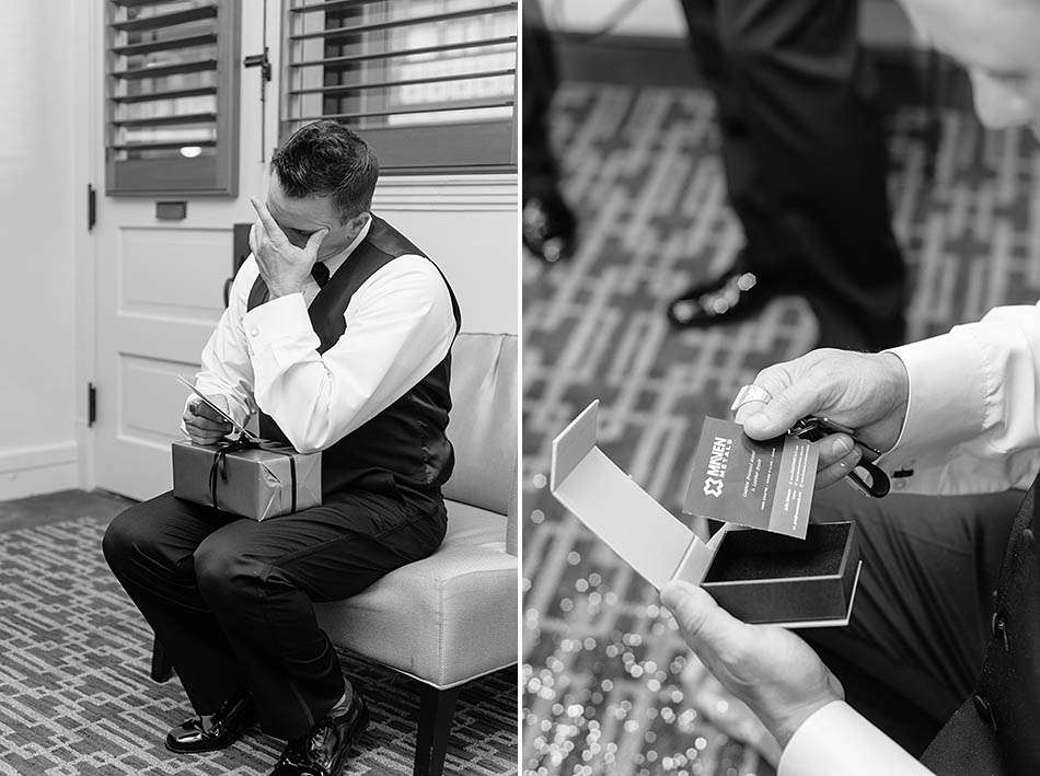 A Hyatt Arcade Cleveland wedding with Tiffany and Rick by Cleveland wedding photographer Hunter Photographic