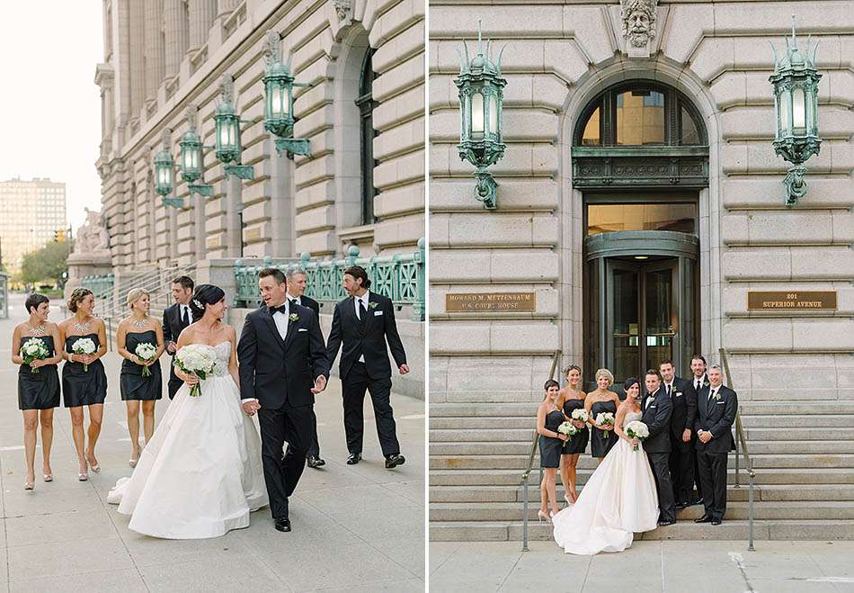 A Hyatt Arcade Cleveland wedding with Tiffany and Rick by Cleveland wedding photographer Hunter Photographic