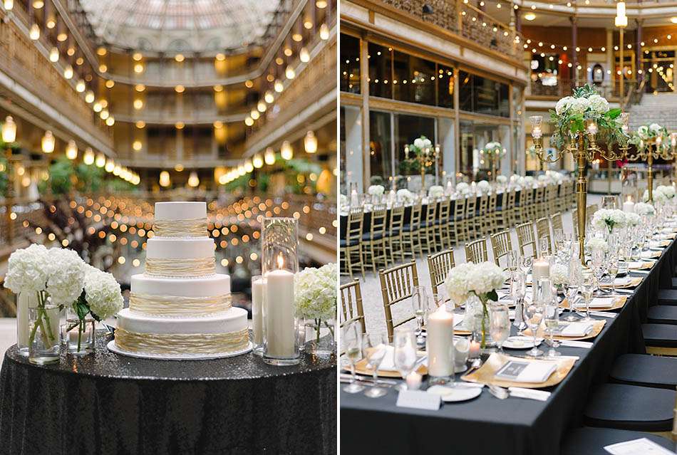 A Hyatt Old Arcade wedding in downtown Cleveland with Tiffany and Rick