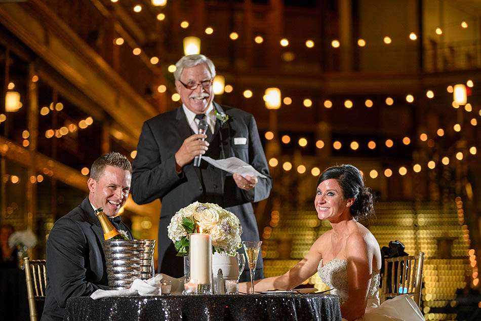 A Hyatt Old Arcade wedding in downtown Cleveland with Tiffany and Rick