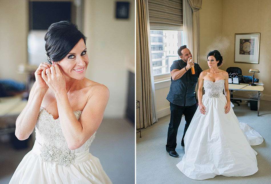 A Hyatt Arcade Cleveland wedding with Tiffany and Rick by Cleveland wedding photographer Hunter Photographic