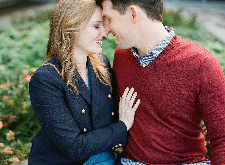 Cleveland engagement photography at the Museum of Art and Huntington Beach with Katie and Jeff.