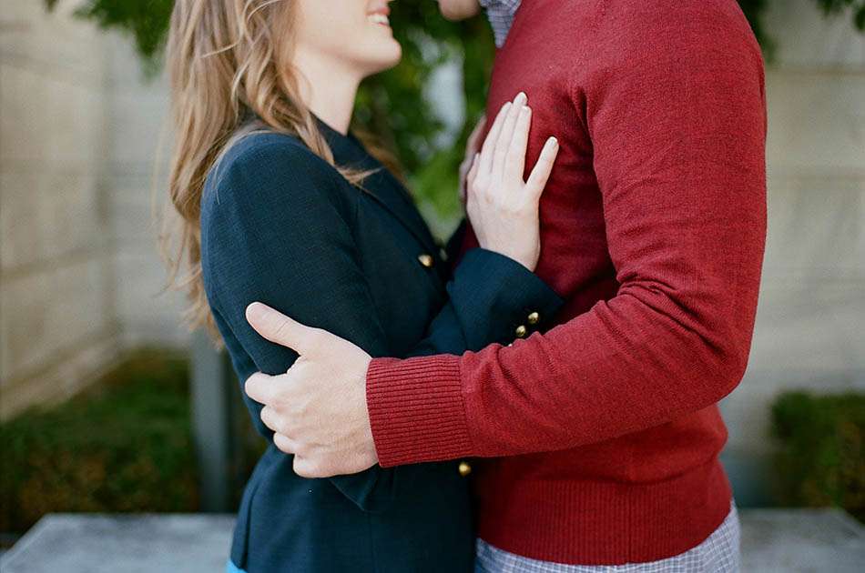 Cleveland engagement photography at the Museum of Art and Huntington Beach with Katie and Jeff.