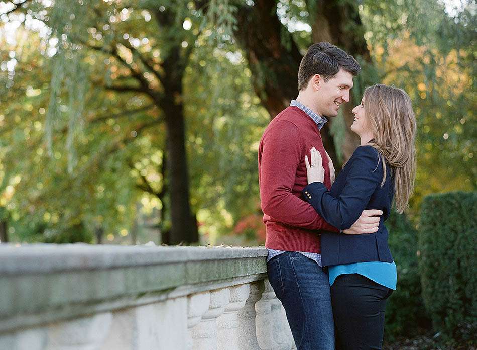 Engagement session at the Cleveland Museum of Art and Huntington Beach with Katie and Jeff.