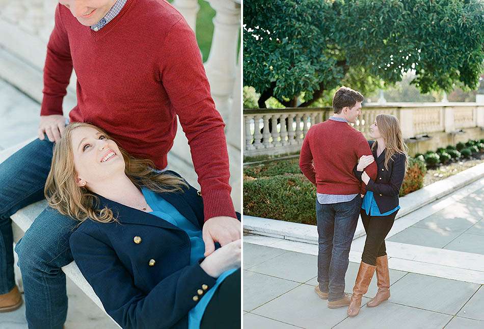 Cleveland engagement photography at the Museum of Art and Huntington Beach with Katie and Jeff.