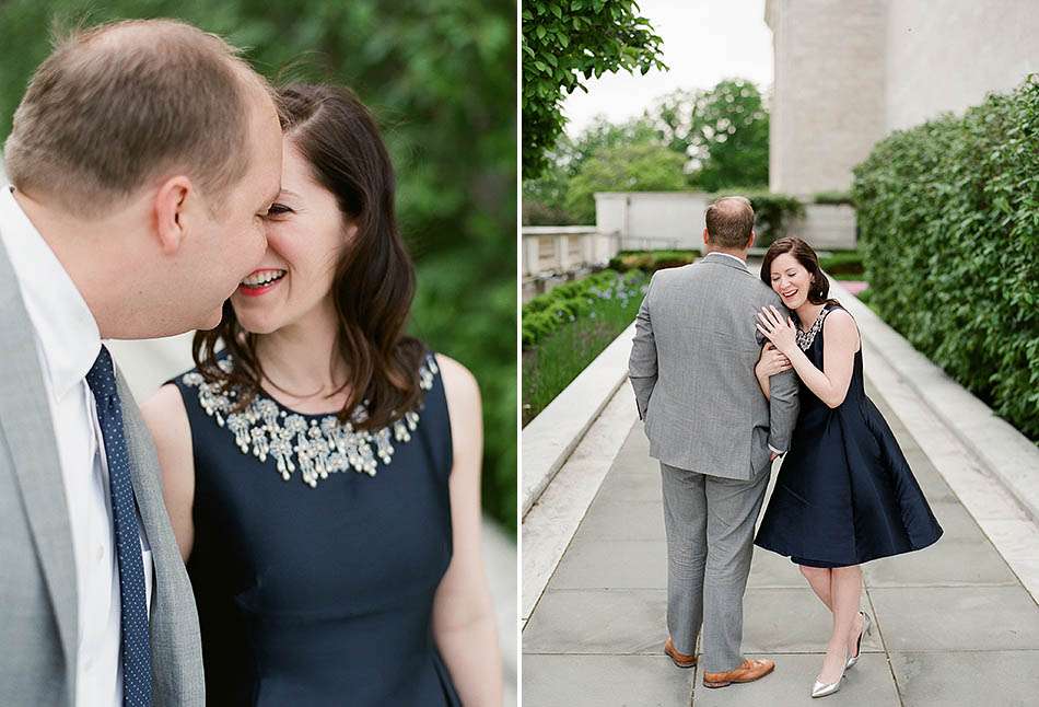 Cleveland engagement photography at the Museum of Art and Cultural Gardens with Clare & Kyle