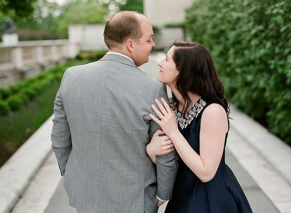 Cleveland engagement photography at the Museum of Art and Cultural Gardens with Clare & Kyle