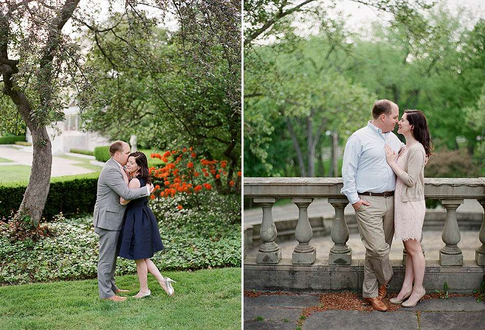 Cleveland engagement photography at the Cultural Gardens with Clare & Kyle