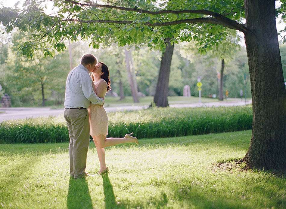 Cleveland engagement photography at the Cultural Gardens with Clare & Kyle