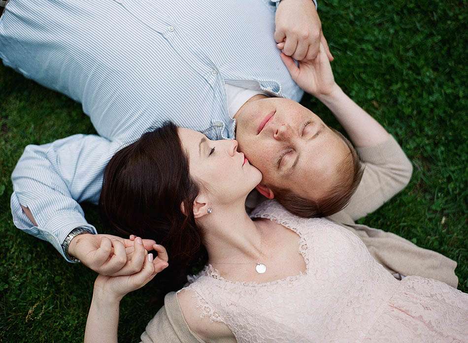 Cleveland engagement photography at the Cultural Gardens with Clare & Kyle