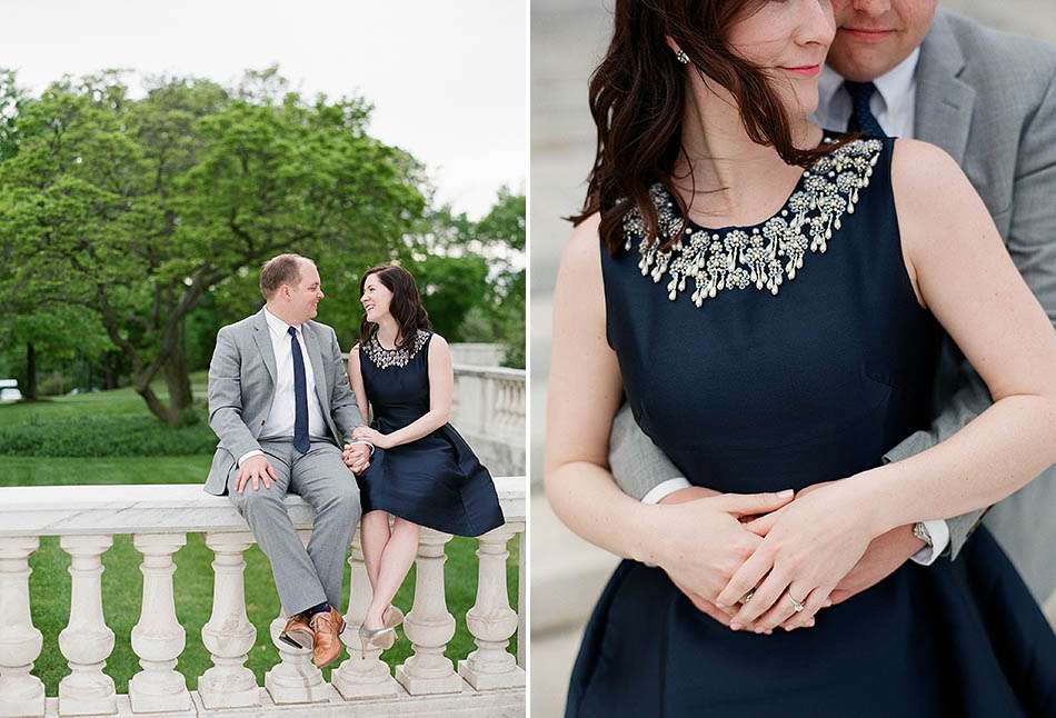 Cleveland engagement photography at the Museum of Art and Cultural Gardens with Clare & Kyle