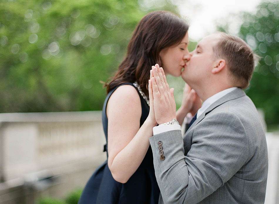 Cleveland engagement photography at the Museum of Art and Cultural Gardens with Clare & Kyle