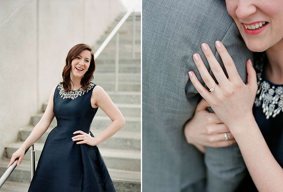 Cleveland engagement photography at the Museum of Art and Cultural Gardens with Clare & Kyle