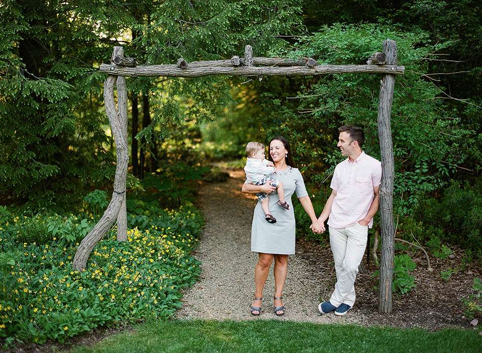 Cleveland family photography at Holden Arboretum captured on film