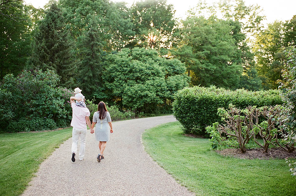 Cleveland family photography at Holden Arboretum captured on film