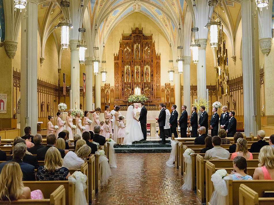 Cleveland wedding photography at St. John's Church