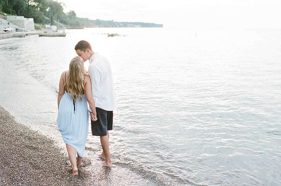 Cleveland engagement photography with Sami and John