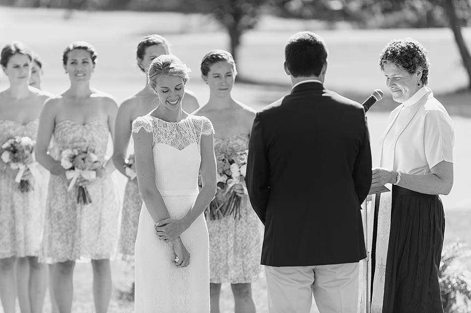 Kirtland Country Club wedding photography by Cleveland wedding photographer Hunter Photographic