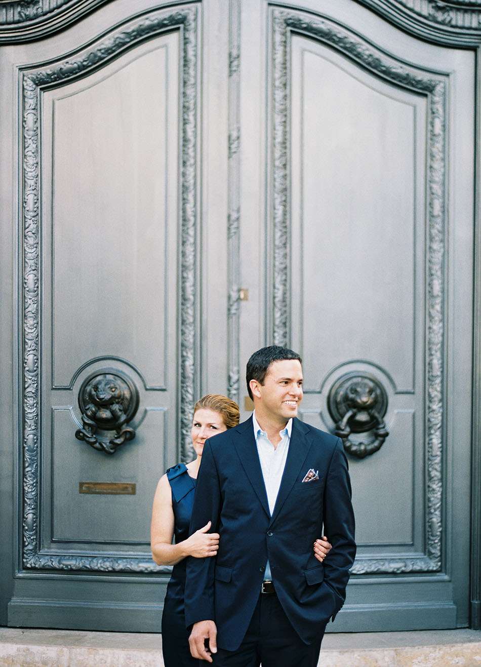 A Paris anniversary couples session captured on film by Ashley Kelemen