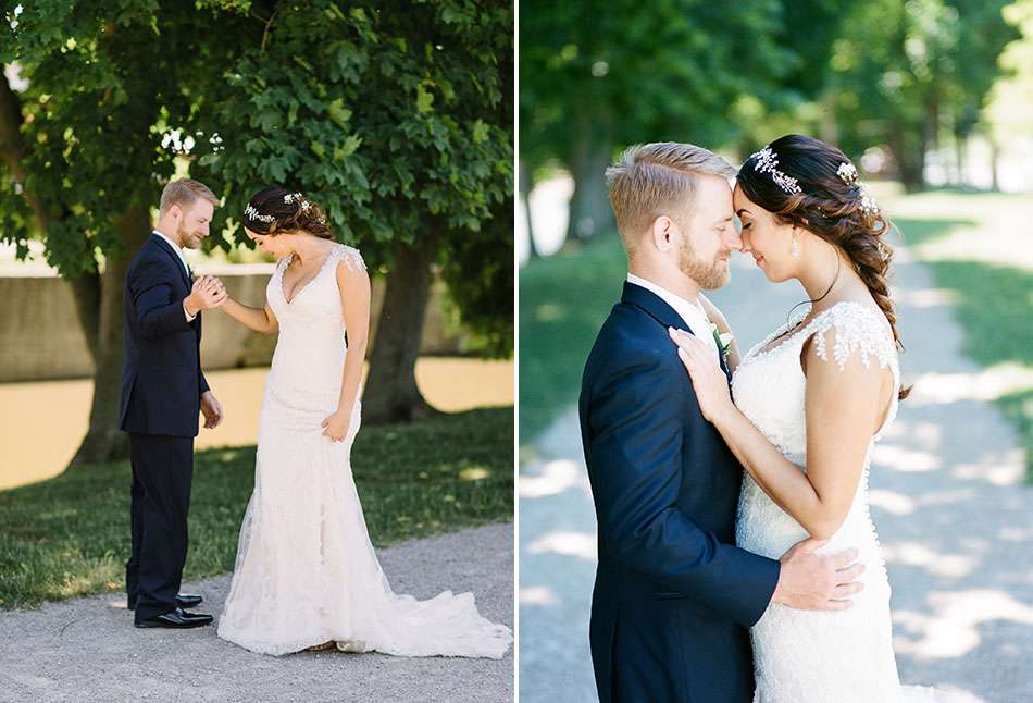 Nazareth Hall wedding photography in Delta, Ohio by Cleveland wedding photographer Hunter Photographic