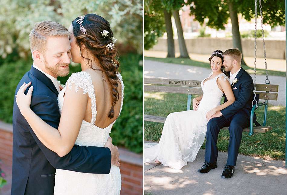 Nazareth Hall wedding photography in Delta, Ohio by Cleveland wedding photographer Hunter Photographic