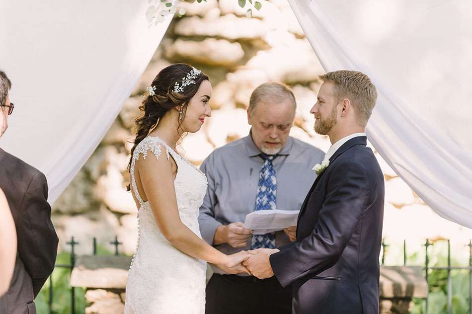 Nazareth Hall wedding photography in Delta, Ohio by Cleveland wedding photographer Hunter Photographic