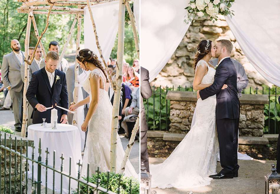 Nazareth Hall wedding photography in Delta, Ohio by Cleveland wedding photographer Hunter Photographic