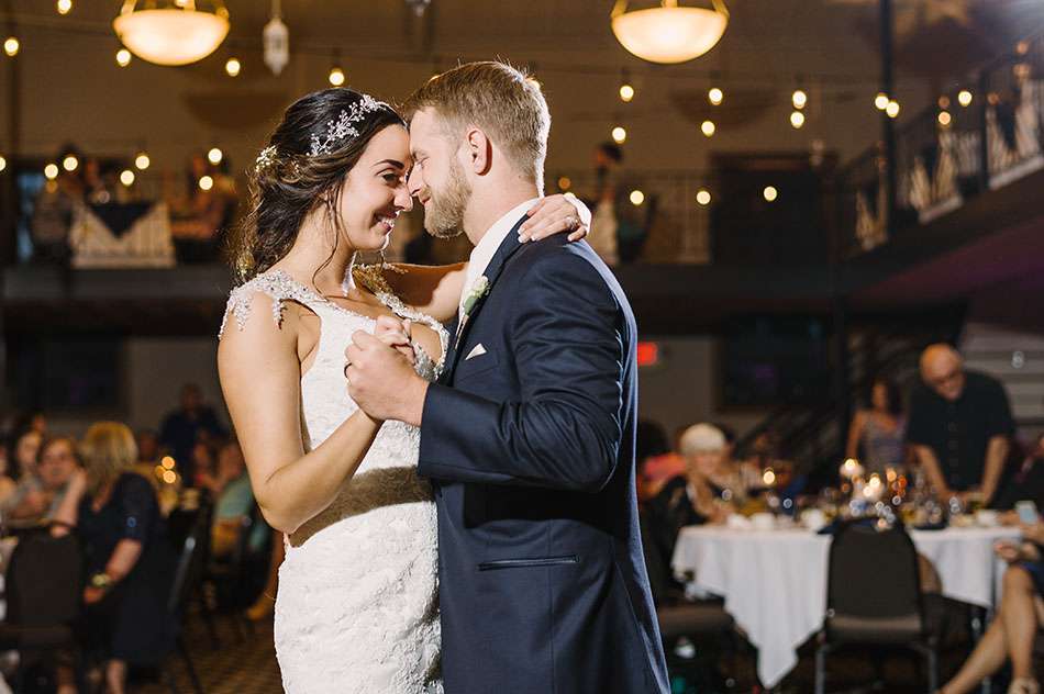 Nazareth Hall wedding photography in Delta, Ohio by Cleveland wedding photographer Hunter Photographic