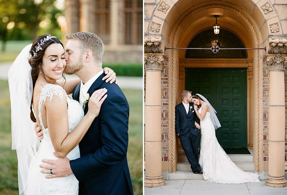 Nazareth Hall wedding photography in Delta, Ohio by Cleveland wedding photographer Hunter Photographic