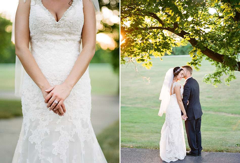 Nazareth Hall wedding photography in Delta, Ohio by Cleveland wedding photographer Hunter Photographic