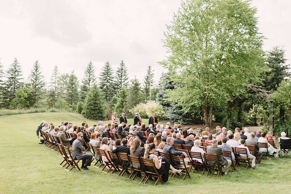 Thorncreek Winery wedding photos captured on film with Emily and Drew. by Cleveland wedding photographer Hunter Photographic