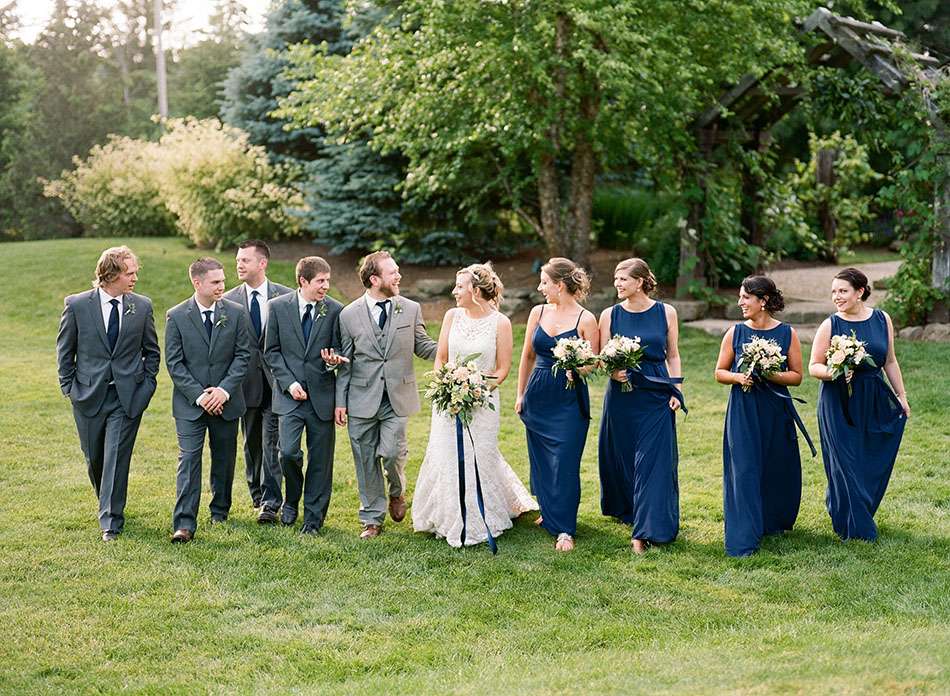 Thorncreek Winery wedding photos captured on film with Emily and Drew. by Cleveland wedding photographer Hunter Photographic