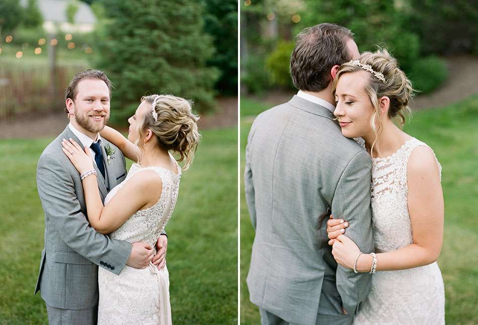 Thorncreek Winery wedding photos captured on film with Emily and Drew. by Cleveland wedding photographer Hunter Photographic