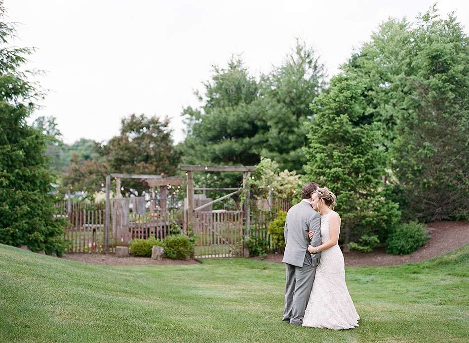 Thorncreek Winery wedding photos captured on film with Emily and Drew. by Cleveland wedding photographer Hunter Photographic