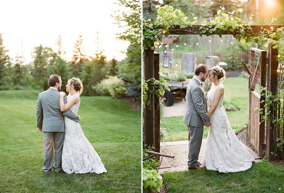 Thorncreek Winery wedding photos captured on film with Emily and Drew. by Cleveland wedding photographer Hunter Photographic