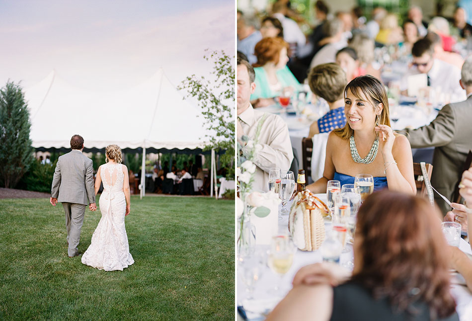 Thorncreek Winery wedding photos captured on film with Emily and Drew. by Cleveland wedding photographer Hunter Photographic