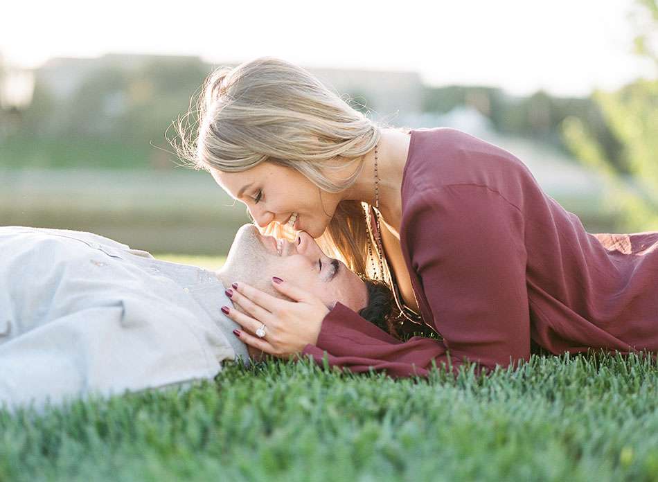 Downtown Columbus engagement photos with Laura and Dan