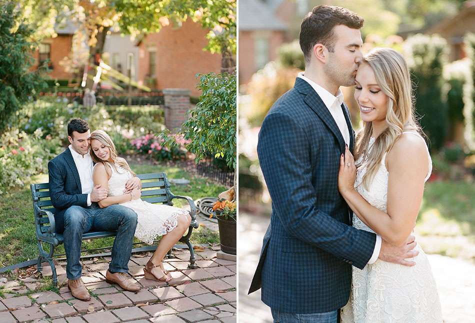 Downtown Columbus engagement photos with Laura and Dan