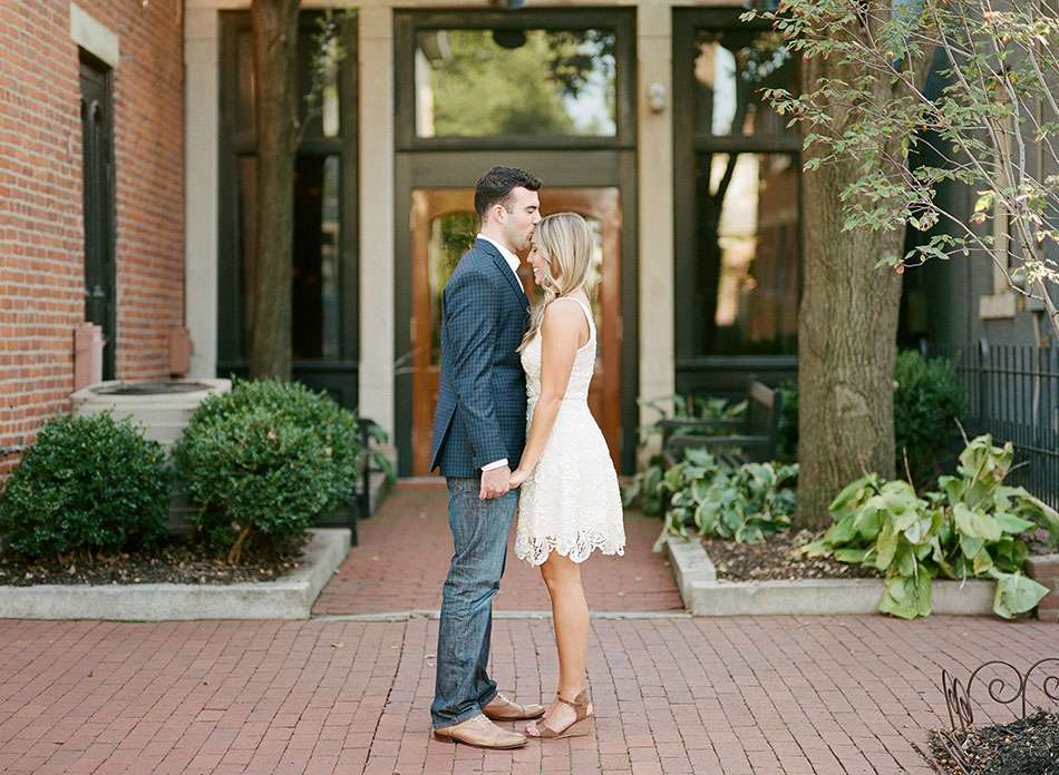 Downtown Columbus engagement photos with Laura and Dan