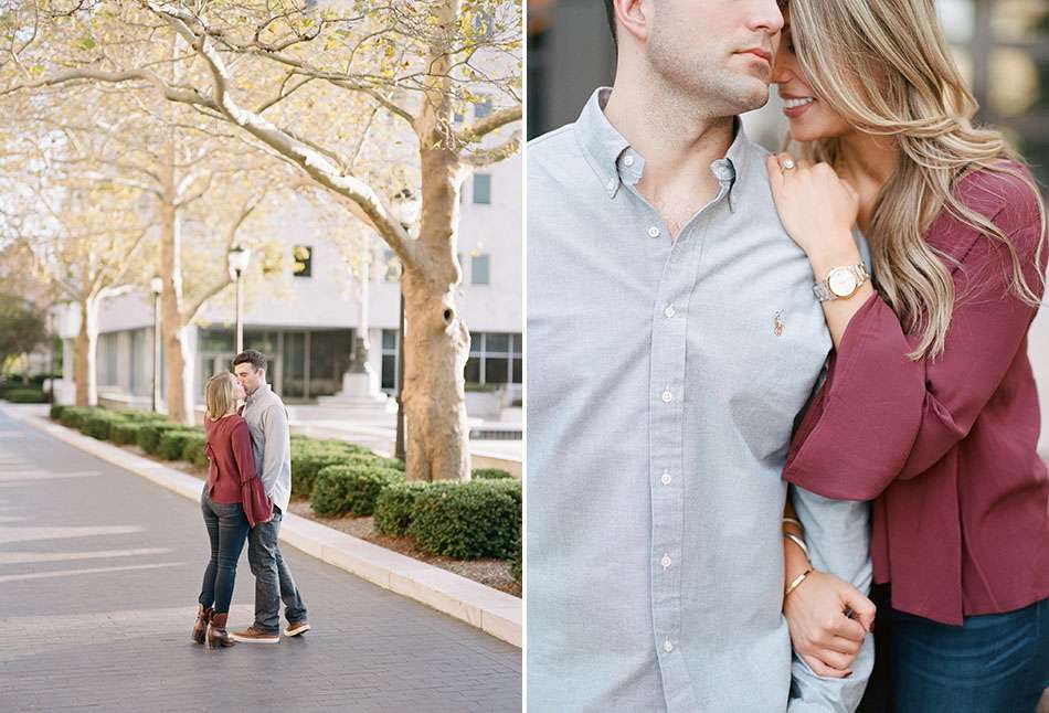 Downtown Columbus engagement photos with Laura and Dan