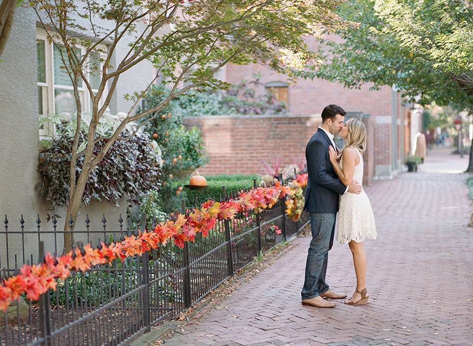 Downtown Columbus engagement photos with Laura and Dan